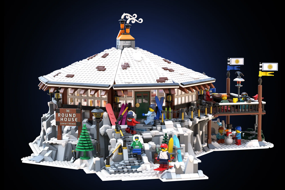 Lego ski hot sale