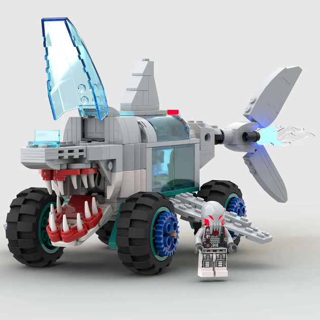 Lego store shark car