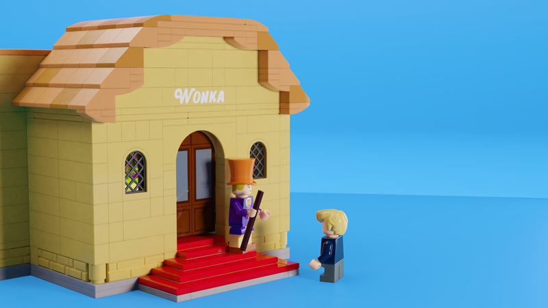 Willy wonka best sale lego set