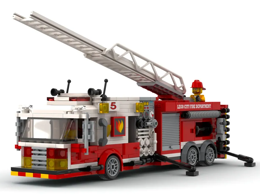 Lego fire truck ladder hot sale