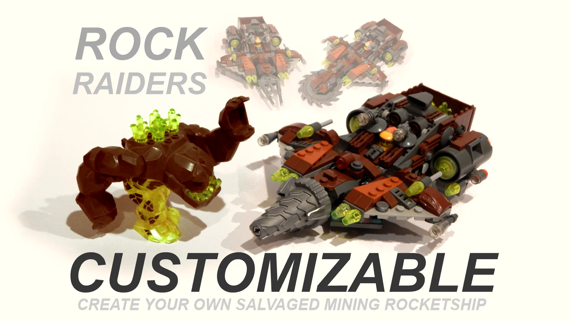 Rock Raiders: Salvaged Rocketship | LEGO® Ideas