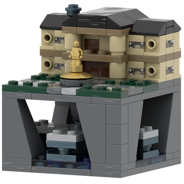 LEGO IDEAS - Build your finest Micro Modular Building! - Cave On A Grassy  Hill