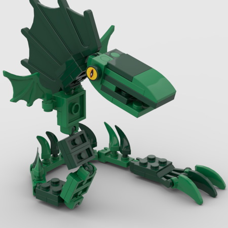 simple lego dragon