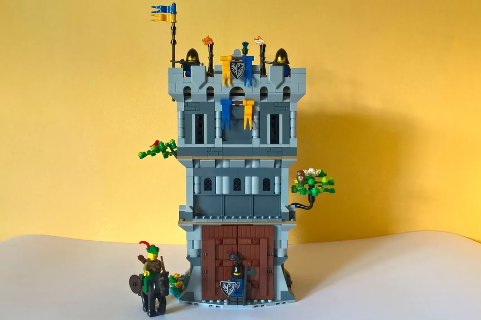 Lego black hot sale tower