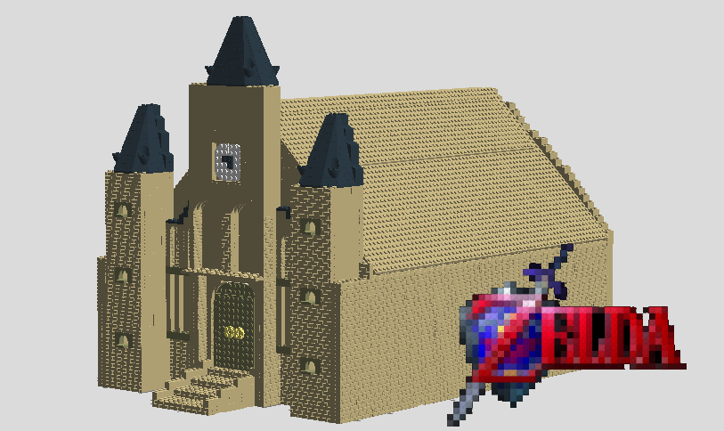 I'm trying to get LEGO to produce this model of BotW's Temple of