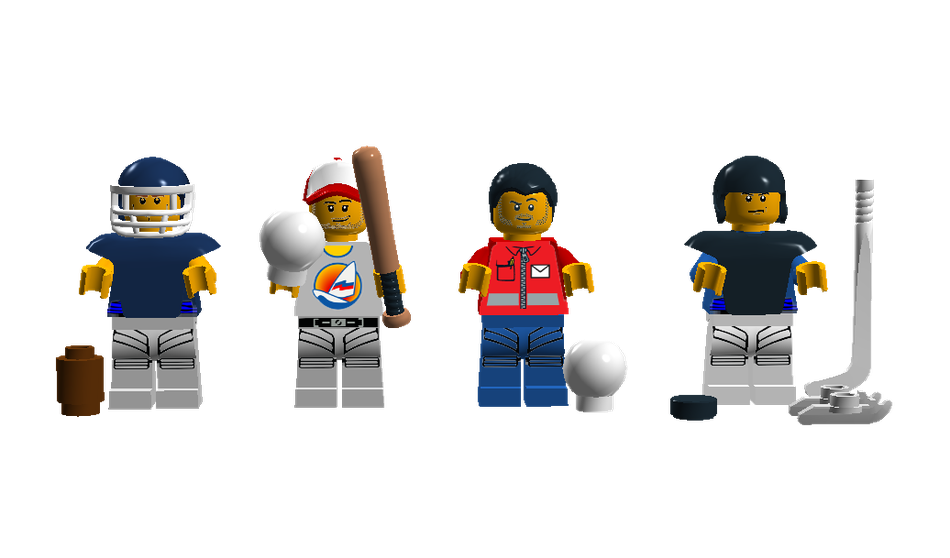 Sports themed lego discount sets