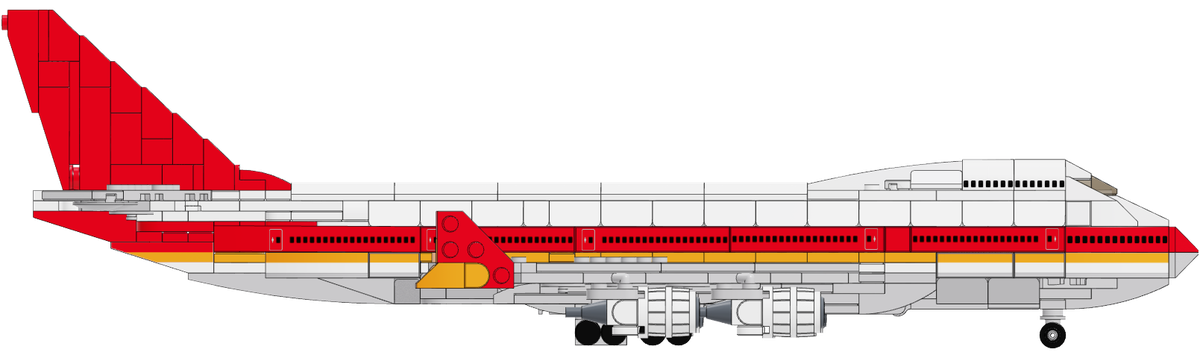 Boeing 747 LEGO Technic Mindstorms Model Team and Scale