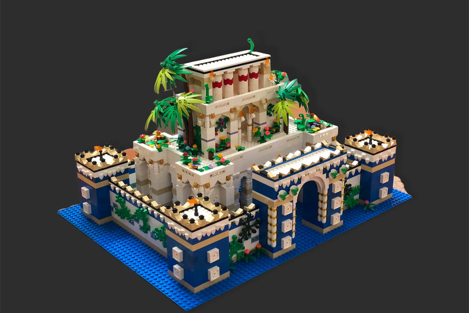 the hanging gardens of babylon model