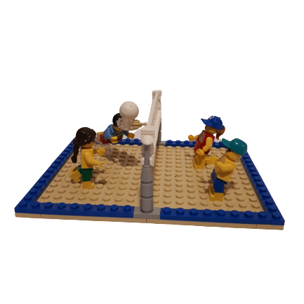 Volleyball lego sale