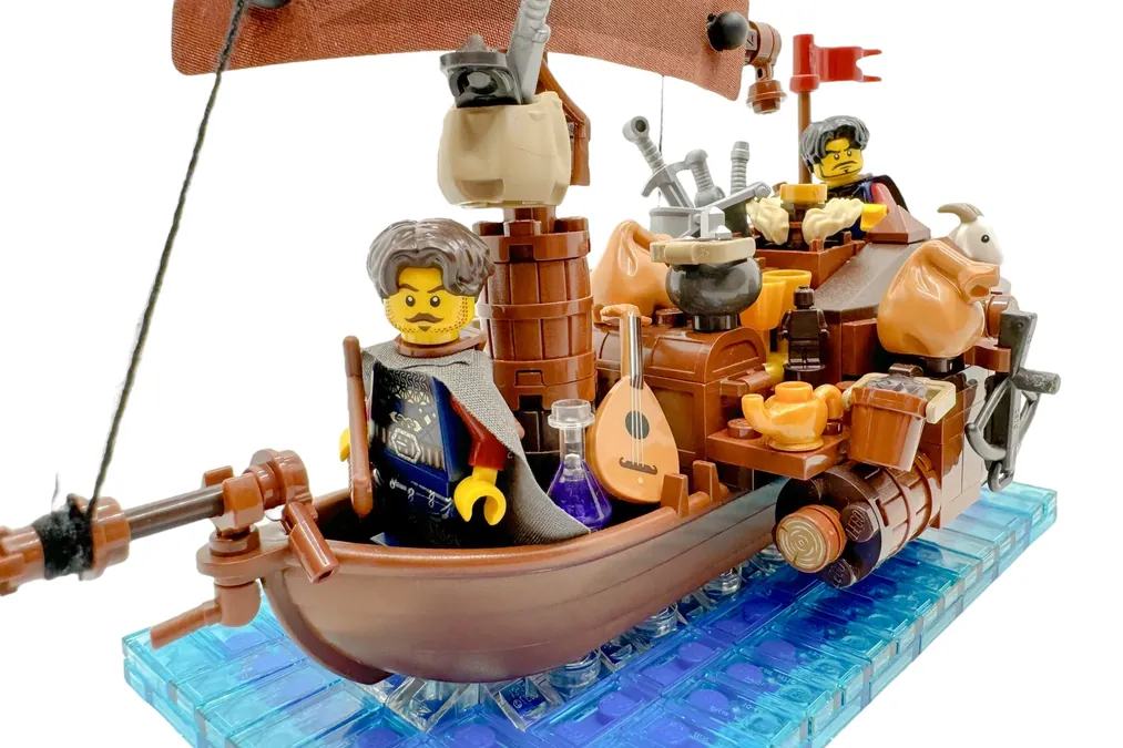 Lego medieval ship on sale