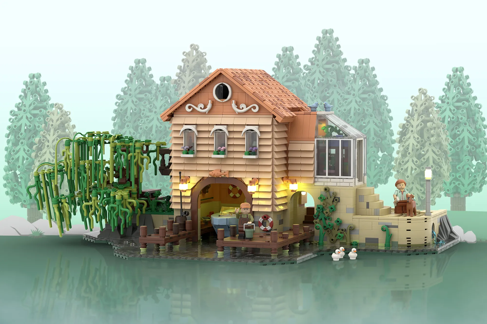 Lego like house online