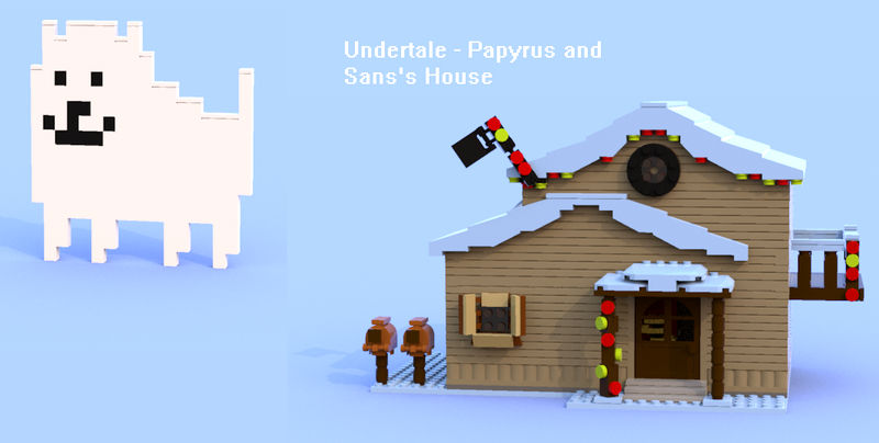 Lego Ideas Undertale Papyrus And Sans S House