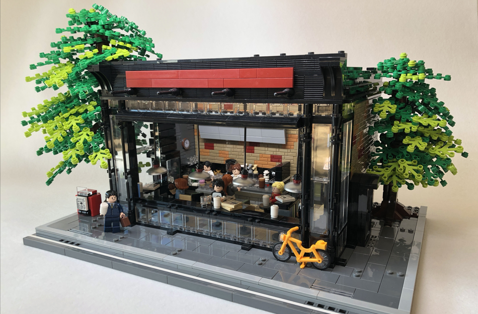 LEGO IDEAS Book Cafe in Early Summer