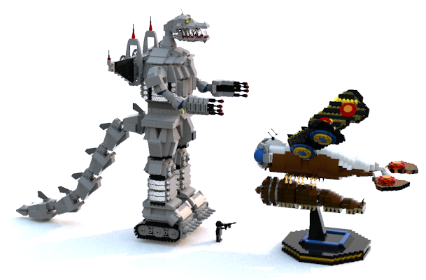 LEGO IDEAS Mecha Godzilla and Mothra