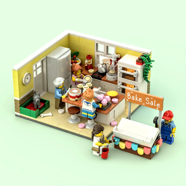 LEGO IDEAS LEGO Ideas x Target What does Family mean to you Bake Sale