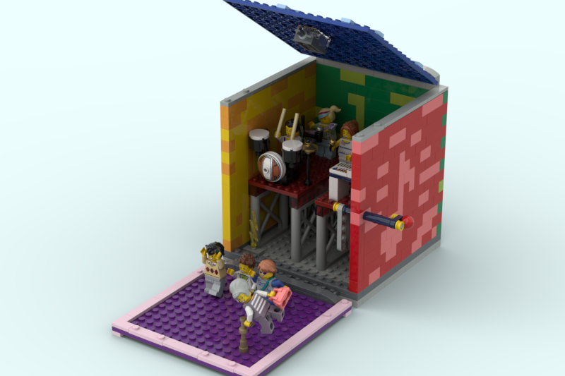 Lego discount music box