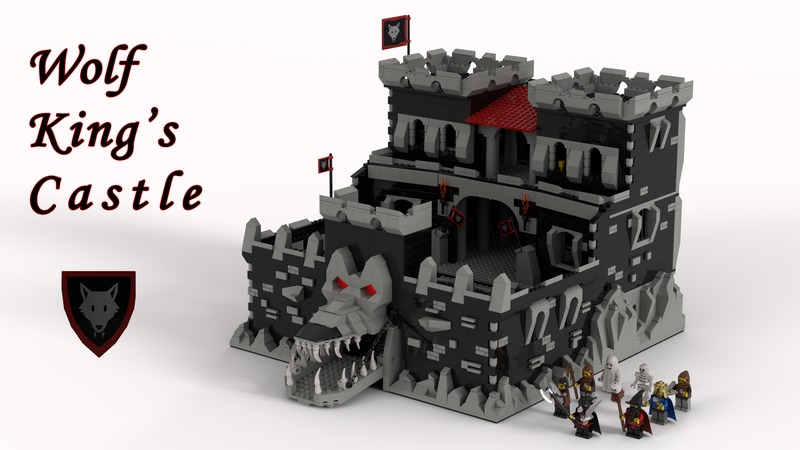 lego wolf castle
