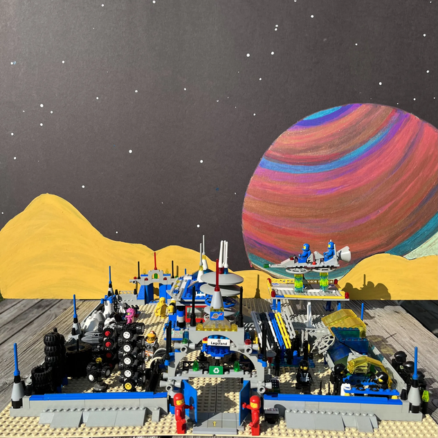 Old lego space discount station