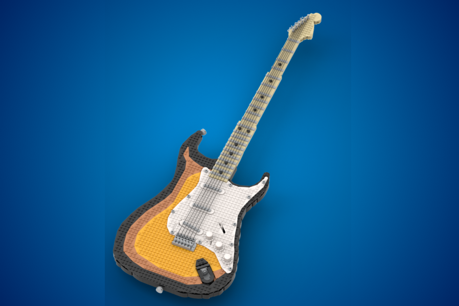 Lego best sale fender stratocaster