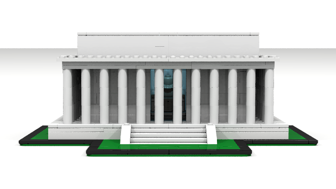 lincoln memorial lego set