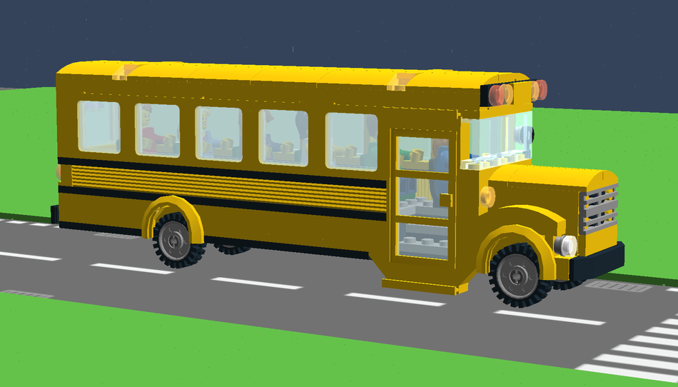 Lego classic school discount bus