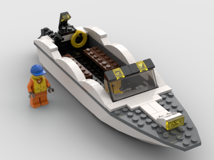 LEGO IDEAS A Nice Speedboat Lifeboat