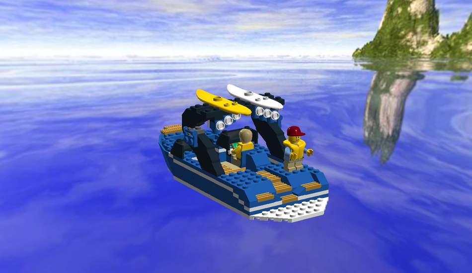 Lego 2024 ski boat