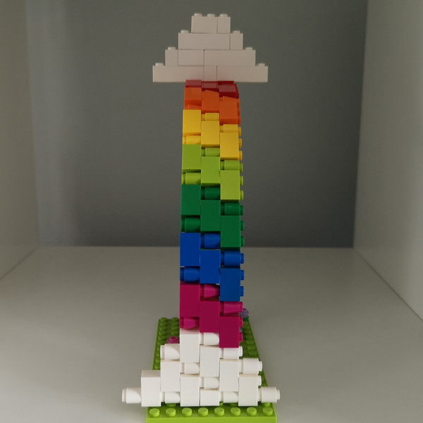 Rainbow out of discount lego