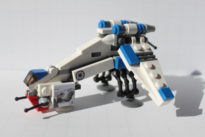 lego star wars clone wars dropship