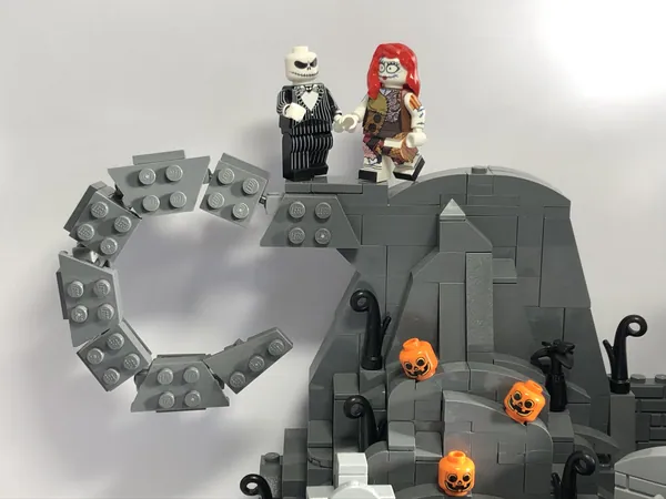 The Nightmare Before Christmas  Lego halloween, Nightmare before christmas,  Lego creations