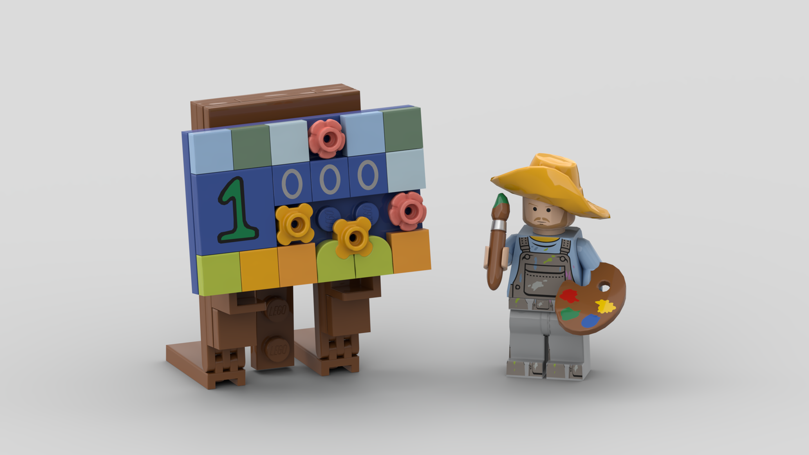 LEGO IDEAS Van Gogh's Sunflowers