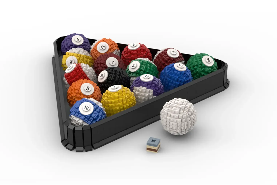 How to make a lego pool table hot sale