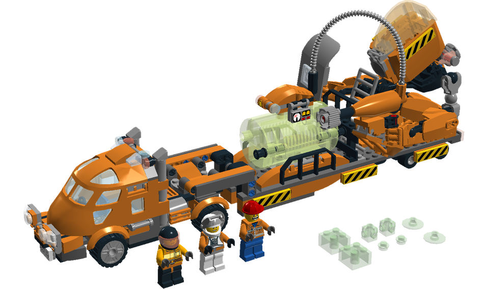 Lego hazmat truck sale