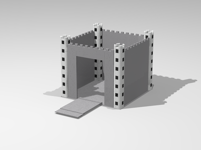 LEGO IDEAS Castle Wall