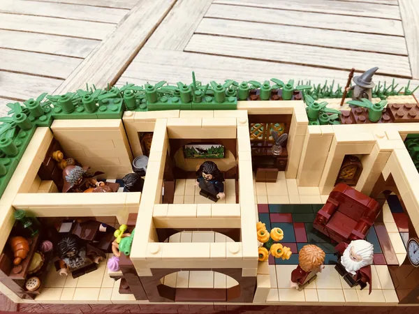 LEGO MOC Bilbo's House Front Bag End - Lego Lord of the Rings moc by  marinbrickdesign