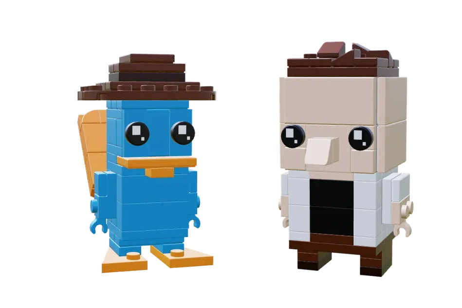 Phineas And Ferb Perry The Platypus And Doofenshmirtz