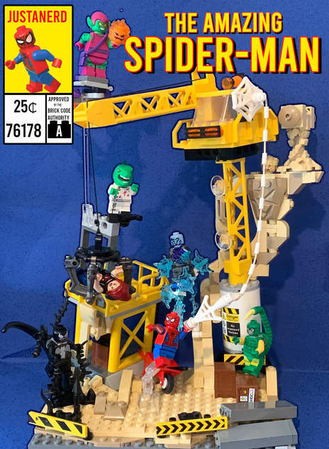 LEGO IDEAS - Your friendly neighborhood comic book hero! - Brick: Sandman  and the Sinister 6 Construction Site Attack!