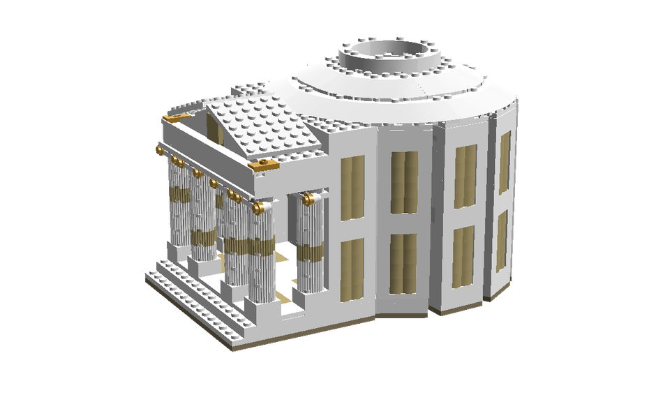 familie to uger Svig LEGO IDEAS - The Pantheon - Roman Empire