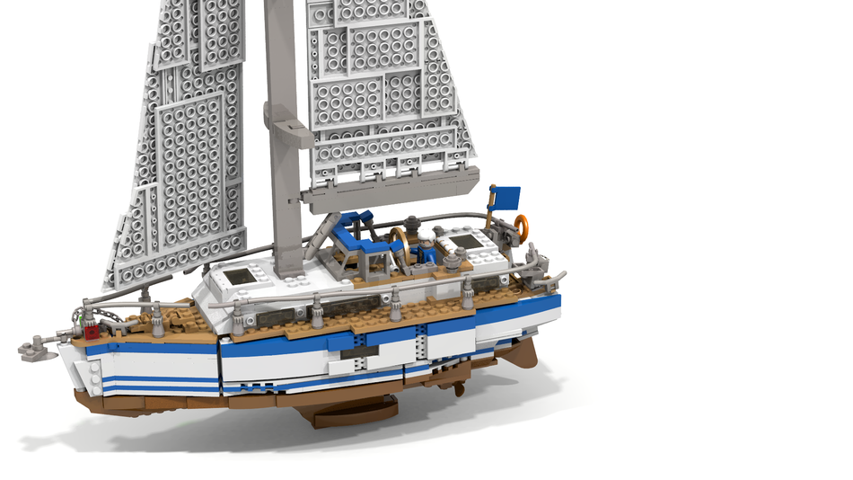 Lego cheap sailing yacht