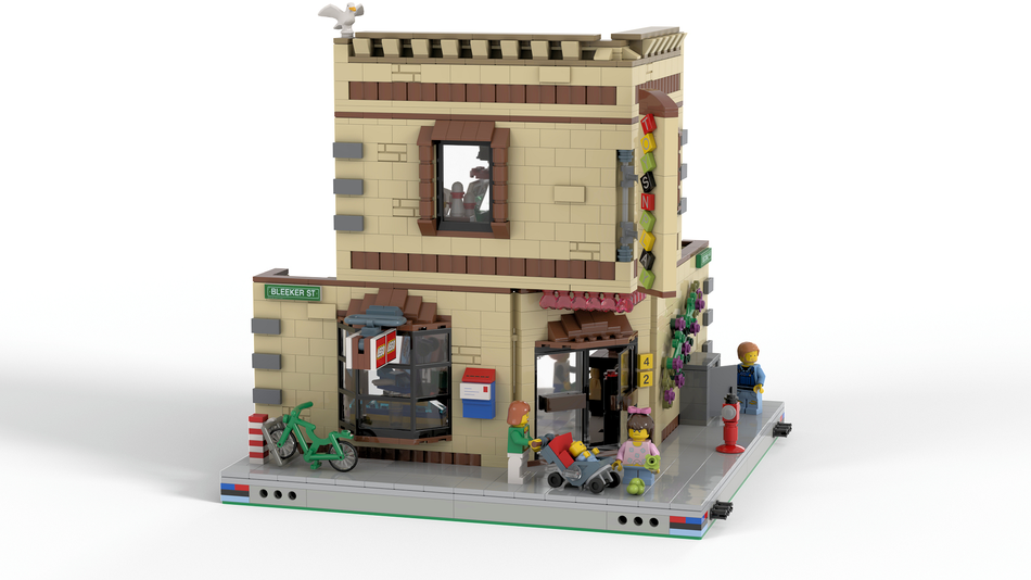 Two story lego discount house