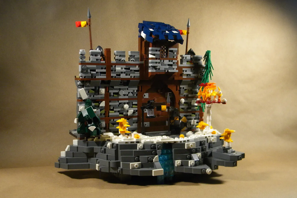 Lego castle best sale wall techniques