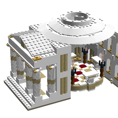 lego architecture pantheon
