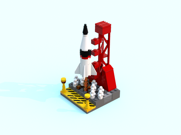 lego rocket launch