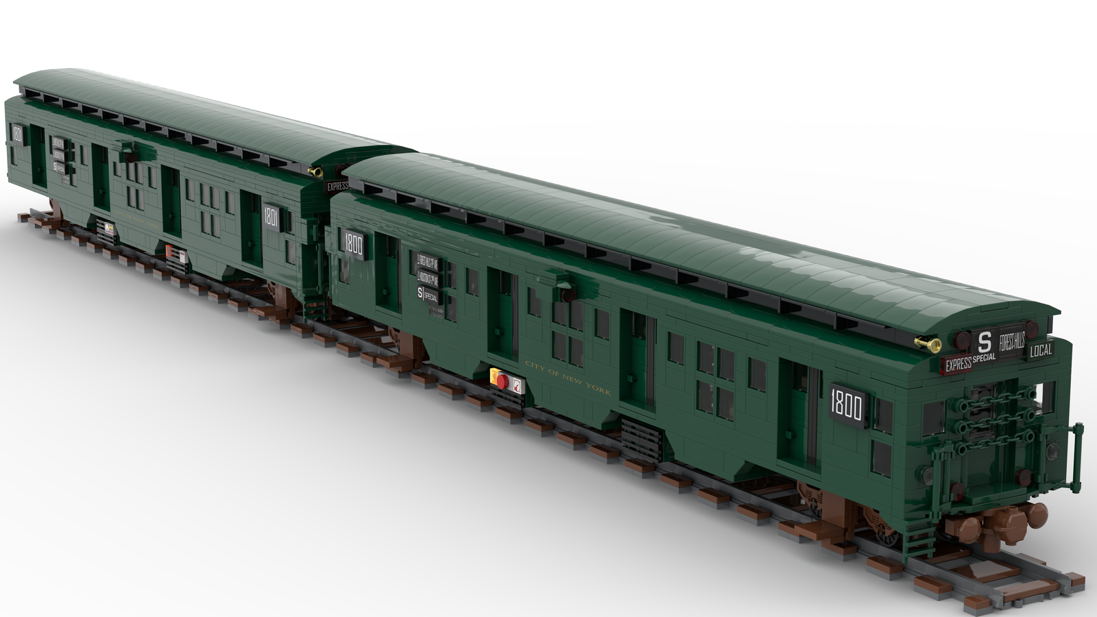 Lego subway online train