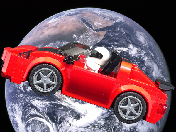 Lego Ideas Tesla Roadster Starman