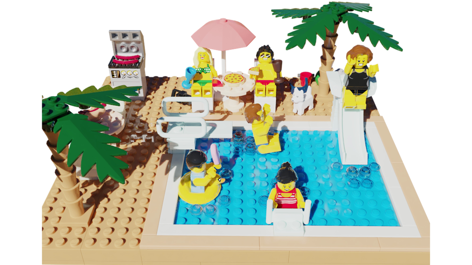 LEGO IDEAS Build that holiday into THAT holiday Swimming Pool