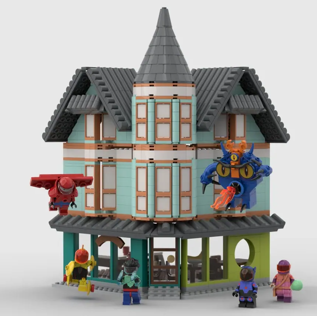 LEGO IDEAS 100 years of fairytales Big Hero 6 The Lucky Cat Cafe