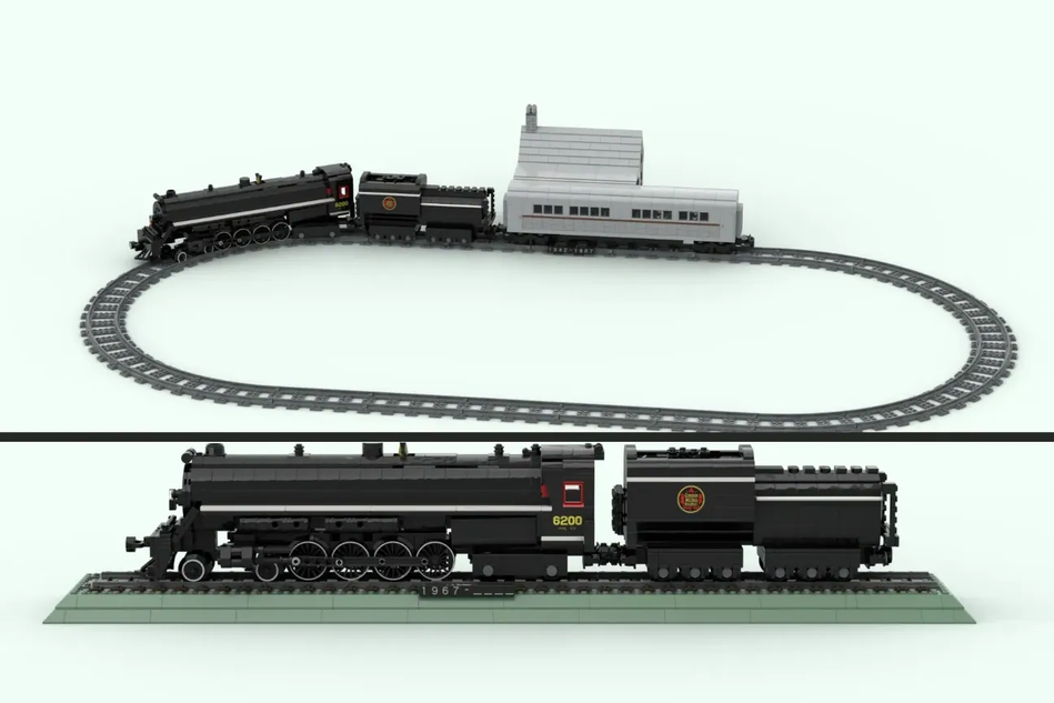 LEGO IDEAS CN 6200 Locomotive