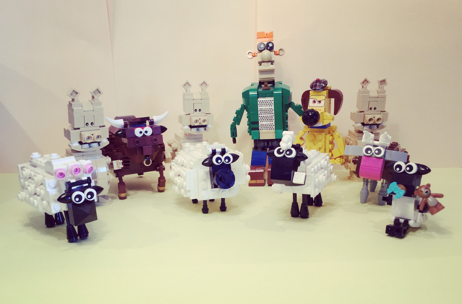 Lego sheep shop figure