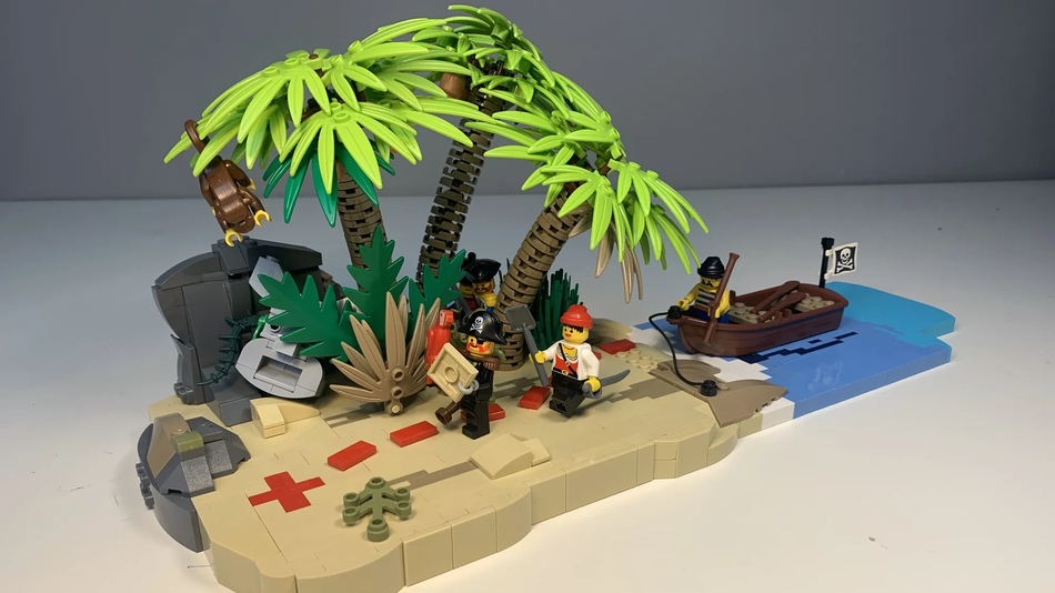 Lego pirate hot sale treasure